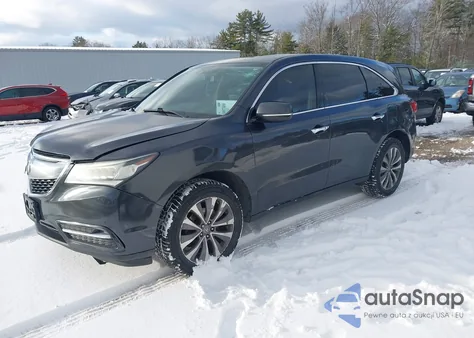 2014 Acura Mdx Technology Package z USA, uszkodzony, nr VIN 5FRYD4H43EB037993